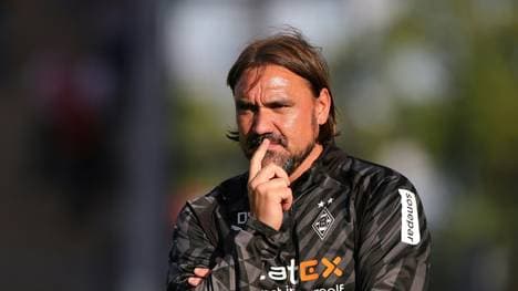 Daniel Farke leitete das Freitagstraining