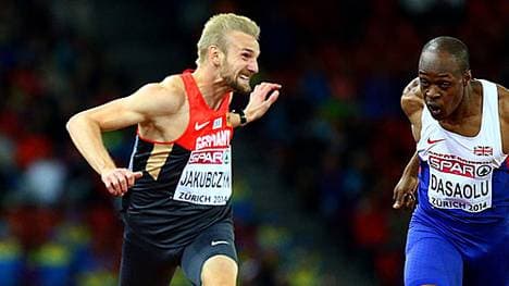 Lucas Jakubczyk lief im Finale neben dem neuen Europameister James Dasaolu