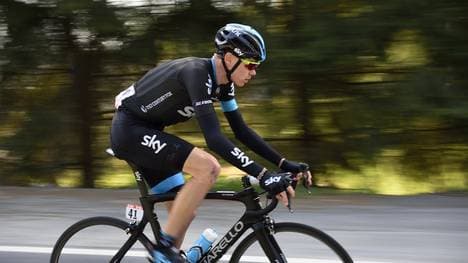 Das Team Sky um Chris Froome siegt im Mannschaftszeitfahren