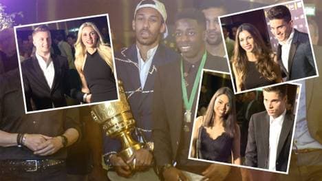 Die Spieler von Borussia Dortmund bei der Pokalfeier