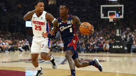 Dennis Schröder (Nr. 8) blieb wirkungslos