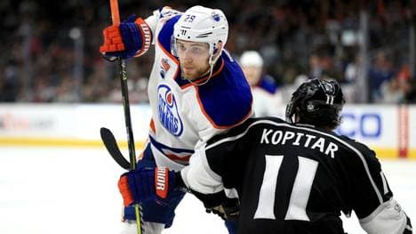 Freunde im Duell: Leon Draisaitl und Anze Kopitar