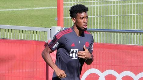 Kingsley Coman ist nach seiner Herz-OP zurück im Training des FC Bayern