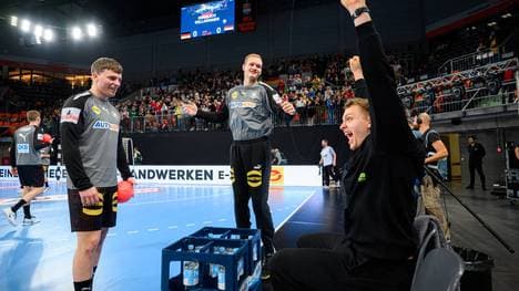 Nils Lichtlein, David Späth und Justus Fischer (v.l.n.r.) gehören zu den deutschen U21-Helden
