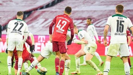 Jamal Musiala trug in der zweiten Hälfte "Tolisso" auf dem Rücken