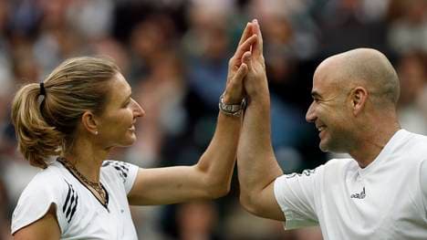 Steffi Graf und Andre Agassi