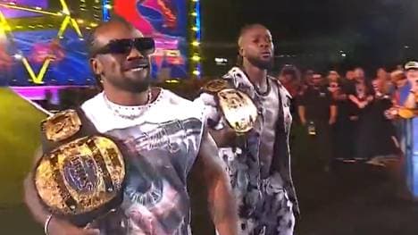Austin Creed und Kofi haben bei All In ihr AEW-Debüt gefeiert