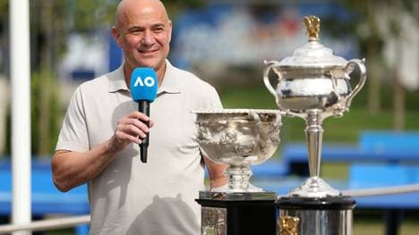 Schwärmt von Novak Djokovic: Andre Agassi
