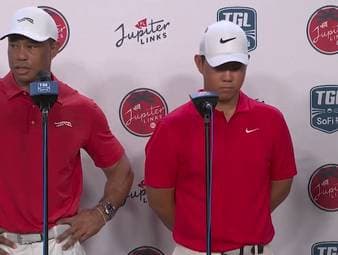 So emotional sieht man Tiger Woods selten. Im Rahmen der TGL sprach Woods nun über den Verlust seiner Mutter und die schwierigen Wochen danach.