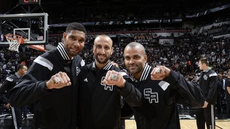 Tim Duncan, Manu Ginobili und Tony Parker wurden viermal zusammen NBA-Champion