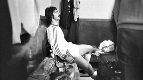 Gerd Müller nach dem Triumph im Europapokal der Landesmeister 1974 (Archivfoto)