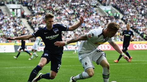 Das letzte Duell gewann Gladbach gegen die Hertha im Borussia-Park mit 5:0