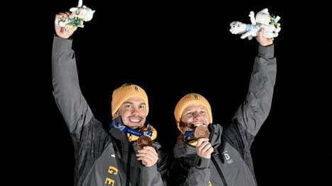 Durften in Cortina jubeln: Tobias Wendl und Tobias Arlt