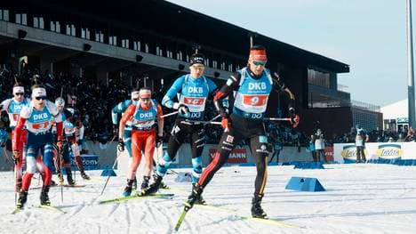 Philipp Nawrath startet in der Verfolgung