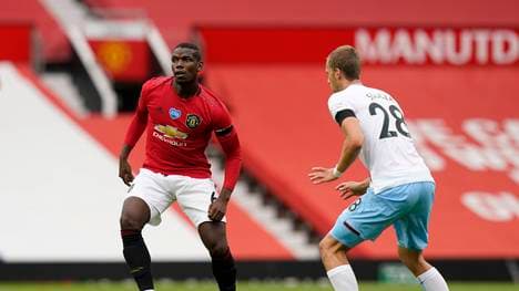 Paul Pogba von Manchester United verursachte einen Foulelfmeter