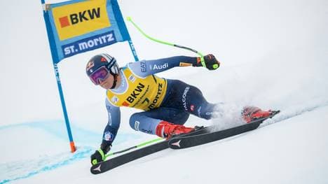 Sofia Goggia gewann den Super-G in St. Moritz 