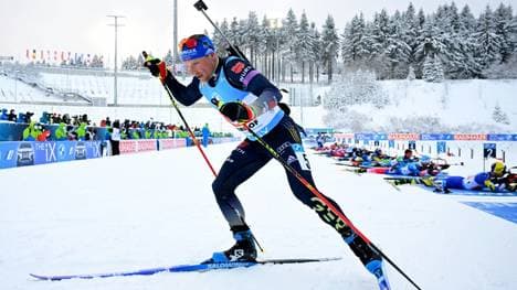 Erik Lesser absolvierte trotz eines Sturzes ein gutes Rennen