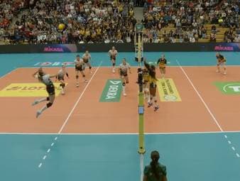 Der VfB Suhl LOTTO Thüringen und der Dresdner SC liefern sich ein packendes Ostderby mit mehreren Wendungen - mit glücklicherem Ende für den DSC.