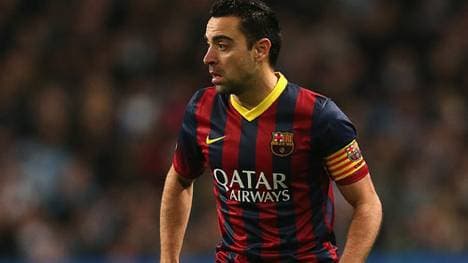 Xavi spielt schon seit der Jugend für den FC Barcelona