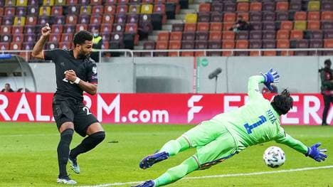 Serge Gnabry erzielte sein 15. Länderspieltor