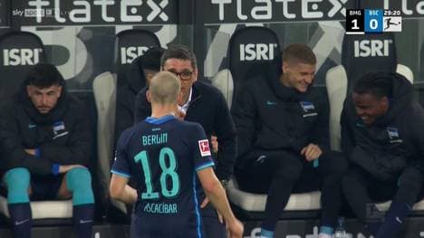 Dedryck Boyata und Marton Dardai hatten trotz Rückstand gut lachen