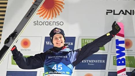 Andreas Wellinger sprang auf den Silberrang