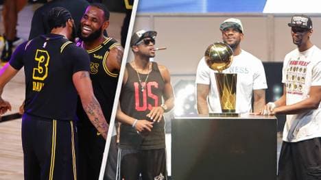 Hatte LeBron James nie einen besseren Helfer als Anthony Davis (l.)?