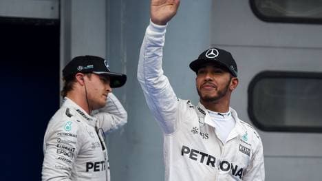 Nico Rosberg (links) und Lewis Hamilton fuhren mehrere Jahre gemeinsam für Mercedes
