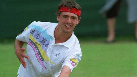 Der junge Goran Ivanisevic 1991