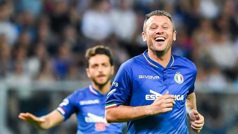 Antonio Cassano spielte in seiner Karriere unter anderem für den AS Rom und Real Madrid
