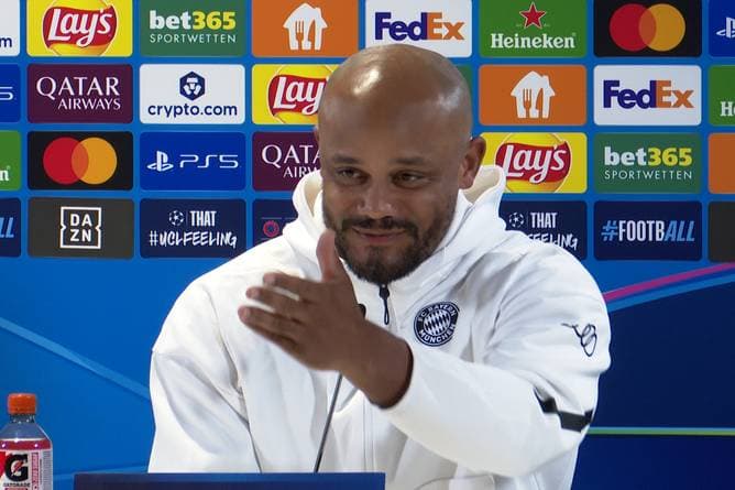 "Nein, nein, nein!" Diese Frage bügelt Kompany einfach ab