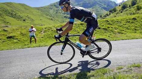 Chris Froome düpierte seinen Widersacher Quintara auf der Abfahrt vom Col de Peyresourde