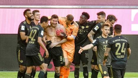 Robert Lewandowski hat den Tor-Rekord mit 41 Treffern in dieser Saison