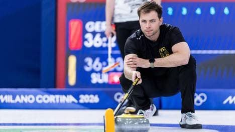 Fokussiert: Deutschlands Skip Marc Muskatewitz