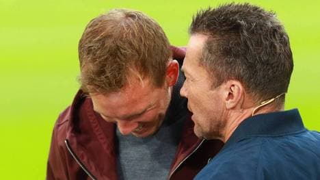Lothar Matthäus (r.) nahm Julian Nagelsmann (l.) in Schutz