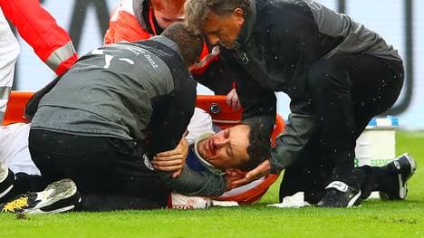 Christian Gentner erlitt im Spiel gegen den VfL Wolfsburg mehrere Brüche im Gesicht