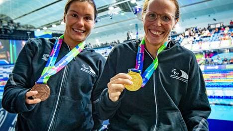 Tanja Scholz (r.) ist eine der Nominierten bei der Wahl zur Para-Sportlerin des Jahres