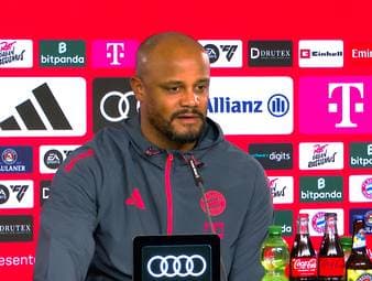 Aleksandar Pavlović war im Spiel gegen Real mit seiner eigenen Leistung anfangs nicht zufrieden. Trainer Vincent Kompany betont die Einsatzbereitschaft des Bayern-Profis. 