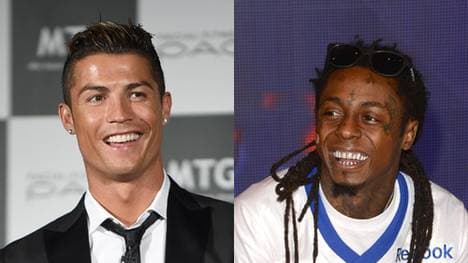 Gute Freunde und bald möglicherweise auch Geschäftspartner: Cristiano Ronaldo und Lil Wayne.