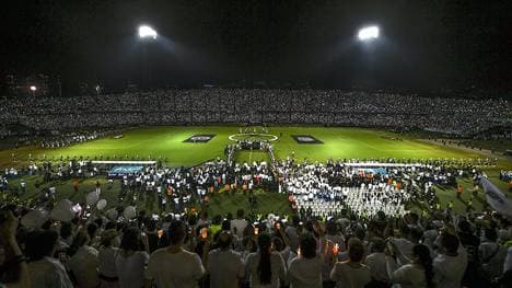 Gedenkfeier in Medellin