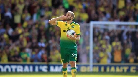Mit Teemu Pukki ist erstmals ein Profi von Norwich City zum Spieler des Monats der Premier League gekührt worden