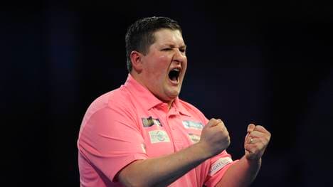 2019 William Hill World Darts Championship - Day Eleven Keegan Brown zeigt eine starke Leistung im Match gegen Michael van Gerwen