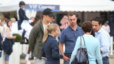 Manuel Neuer besuchte seine Frau Nina auf dem Reitplatz