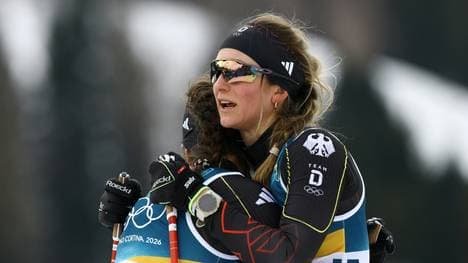 Gemeinsam am Start: Laura Gimmler (r.) und  Coletta Rydzek 