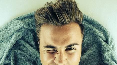 Coole Posen gehören zum Standardrepertoire von Mario Götze.