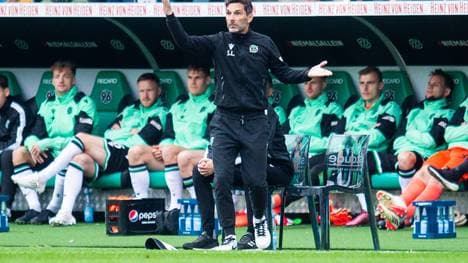 Stefan Leitl trainierte  Hannover 96 schon in der vergangenen Saison