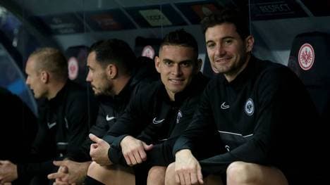 Rafael Borré und Lucas Alario spielten gemeinsam für die Eintracht