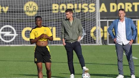 Die BVB-Bosse Sebastian Kehl und Hans-Joachim Watzke wollen angeblich Youssoufa Moukoko verkaufen