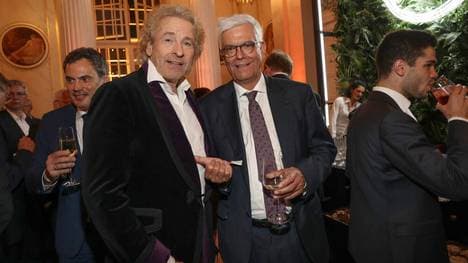 Thomas Gottschalk mit dem damaligen ZDF-Intendanten Thomas Bellut