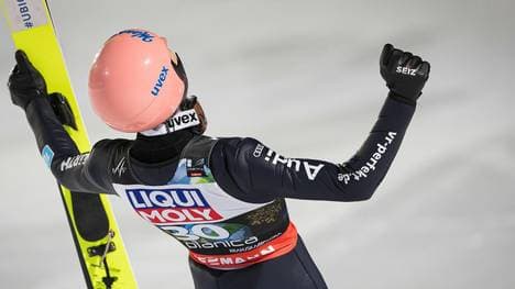 Der deutsche Skispringer Karl Geiger